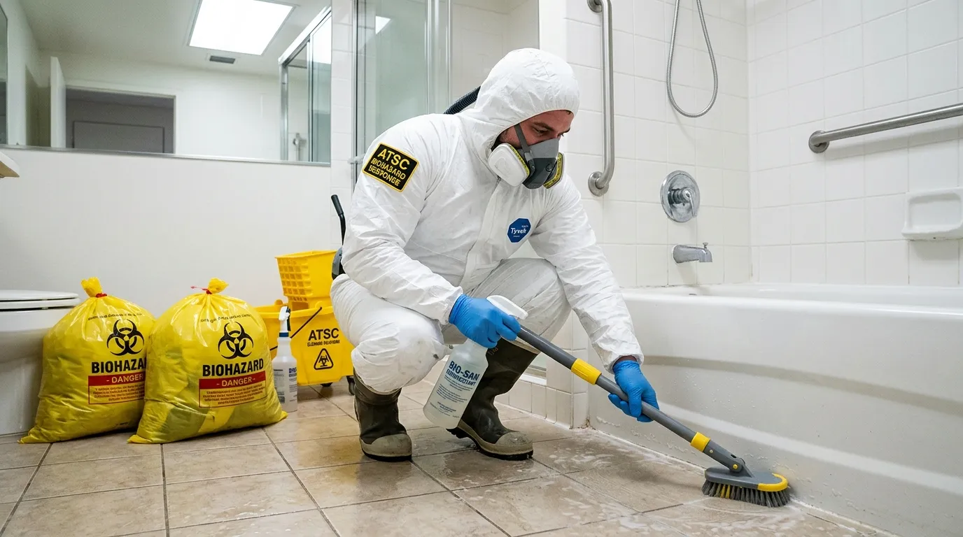 Decontamination equipment deployed for Blood Cleanup in Little Silver